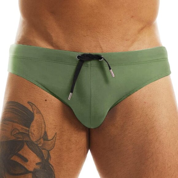 Men's Swimwear Bikini Swimming Briefs Drawstring Swimsuits Board Surf Shorts Tru
